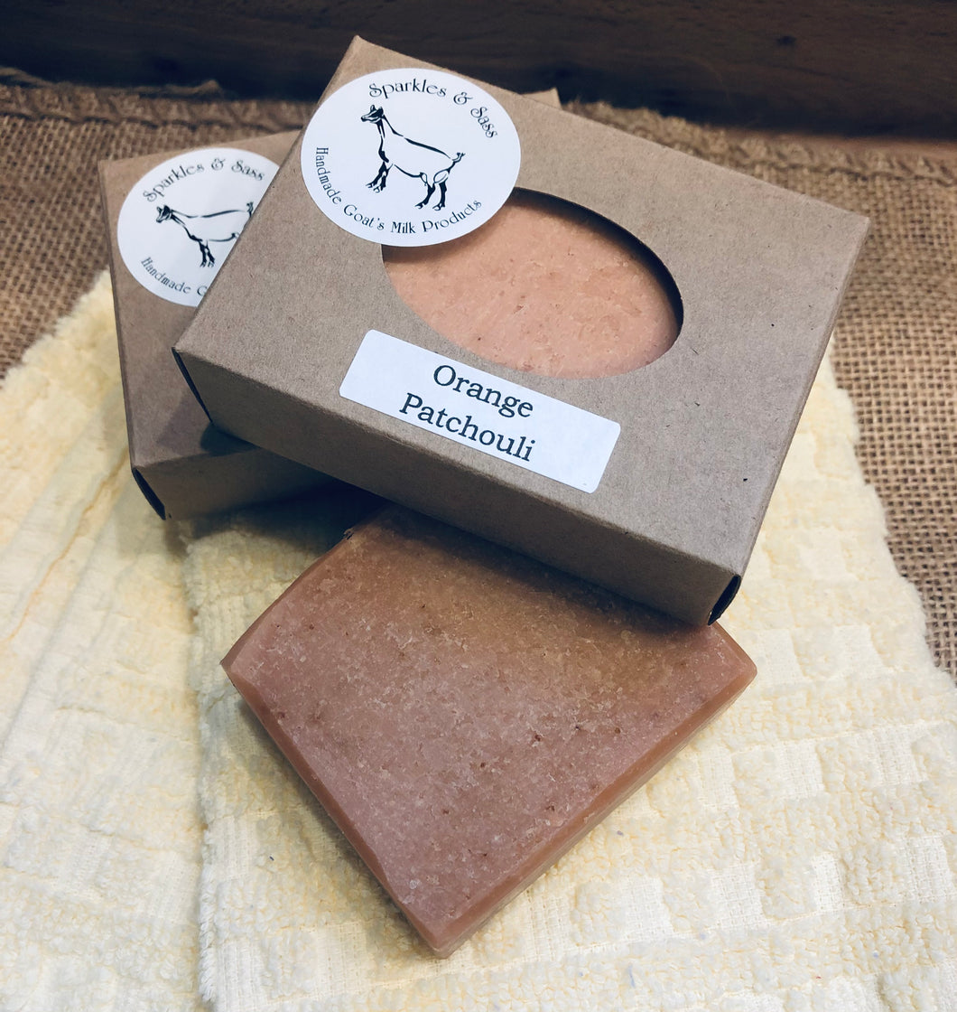 Goat Milk Soap- Orange Patchouli