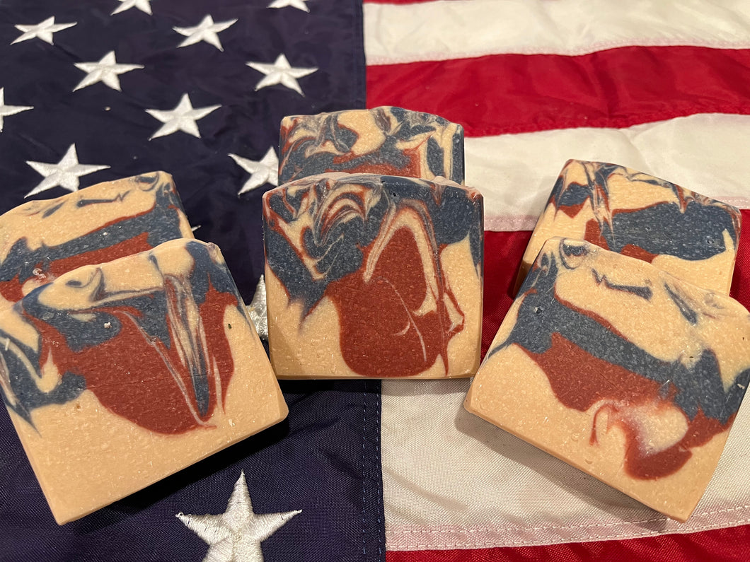 Goat Milk Soap - God Bless America